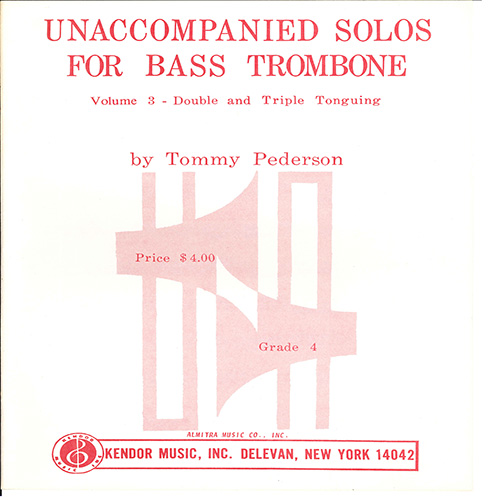 Tommy Pederson Unaccompanied Solos For Bass Trombone, Volume 3 pictures Tommy Pederson Unaccompanied Solos For Bass Trombone, Volume 3 profile picture