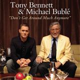Download or print Tony Bennett & Michael Buble Don't Get Around Much Anymore Sheet Music Printable PDF 5-page score for Jazz / arranged Piano, Vocal & Guitar (Right-Hand Melody) SKU: 112145.