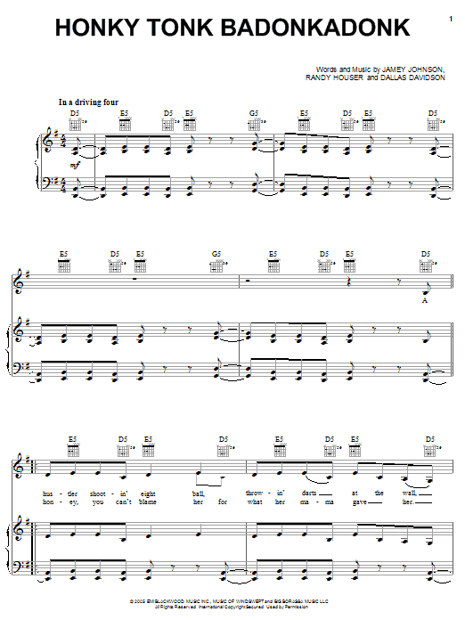 Learn to play Trace Adkins Honky Tonk Badonkadonk sheet music for Easy Guitar Tab in minutes. Trace Adkins Honky Tonk Badonkadonk sheet music preview music notes and score for Easy Guitar Tab including 4 page(s)