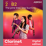 Download or print Trad. Ukrainian The pine tree was burning (Grade 2, list B2, from the ABRSM Clarinet Syllabus from 2026) Sheet Music Printable PDF 3-page score for Classical / arranged Clarinet Solo SKU: 1765026