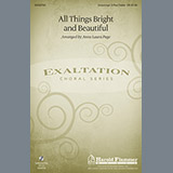 Download or print Anna Laura Page All Things Bright And Beautiful Sheet Music Printable PDF 3-page score for Concert / arranged Choral SKU: 95402