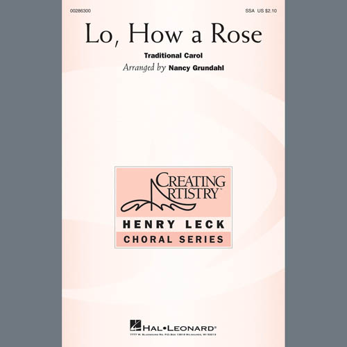 Traditional Carol Lo, How A Rose (arr. Nancy Grundahl) profile picture