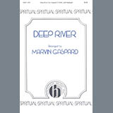 Download or print Traditional Deep River (arr. Marvin Gaspard) Sheet Music Printable PDF 8-page score for Spiritual / arranged TTBB Choir SKU: 475262