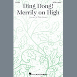 Download or print Traditional French Carol Ding Dong! Merrily On High (arr. Philip Lawson) Sheet Music Printable PDF 14-page score for Christmas / arranged SATBB Choir SKU: 1403832