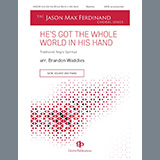 Download or print Traditional Negro Spiritual He's Got The Whole World In His Hands (arr. Brandon Waddles) Sheet Music Printable PDF 11-page score for Spiritual / arranged SATB Choir SKU: 1255246
