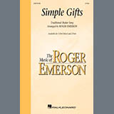 Download or print Traditional Shaker Song Simple Gifts (arr. Roger Emerson) Sheet Music Printable PDF 7-page score for Traditional / arranged 2-Part Choir SKU: 1734882