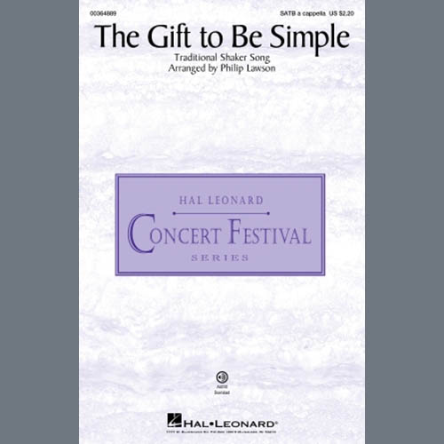 Traditional Shaker Song The Gift To Be Simple (arr. Philip Lawson) profile picture