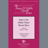 Download or print Traditional Spiritual Dere's No Hidin' Place Down Here (arr. Stacey V. Gibbs) Sheet Music Printable PDF 7-page score for Concert / arranged TTBB Choir SKU: 430917
