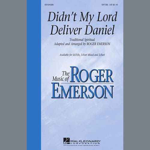 Traditional Spiritual Didn't My Lord Deliver Daniel (arr. Roger Emerson) profile picture