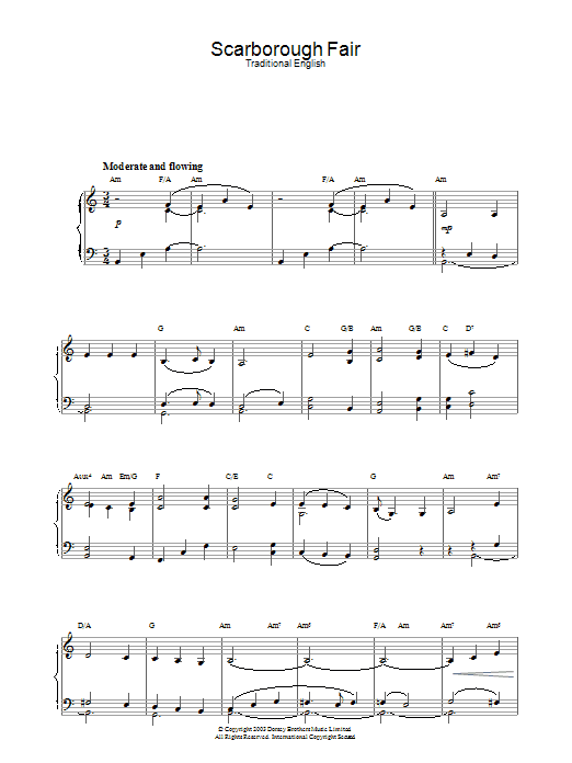 Learn to play Traditional English Ballad Scarborough Fair sheet music for Guitar Tab in minutes. Traditional English Ballad Scarborough Fair sheet music preview music notes and score for Guitar Tab including 3 page(s)