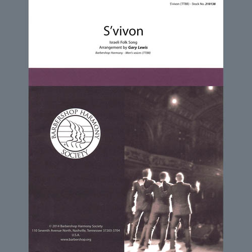 Traditional Folksong S'Vivon (arr. Gary Lewis) pictures Traditional Folksong S'Vivon (arr. Gary Lewis) profile picture