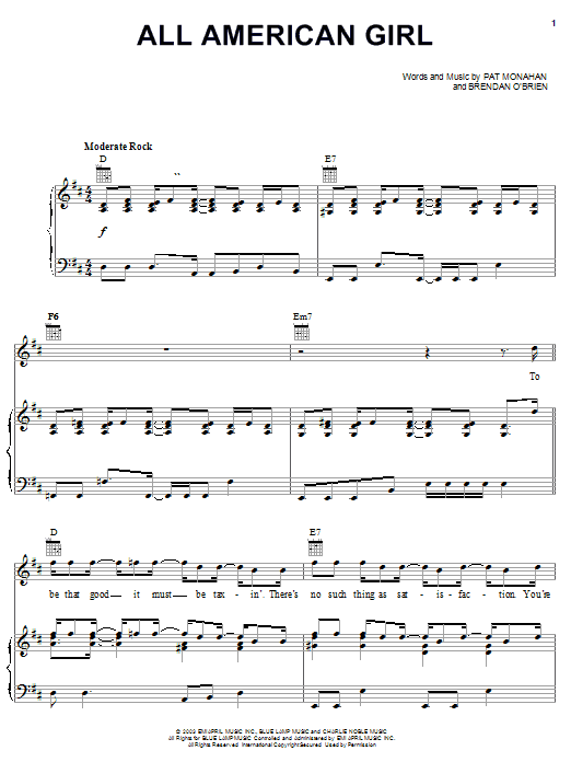 Learn to play Train All American Girl sheet music for Guitar Tab in minutes. Train All American Girl sheet music preview music notes and score for Guitar Tab including 9 page(s)