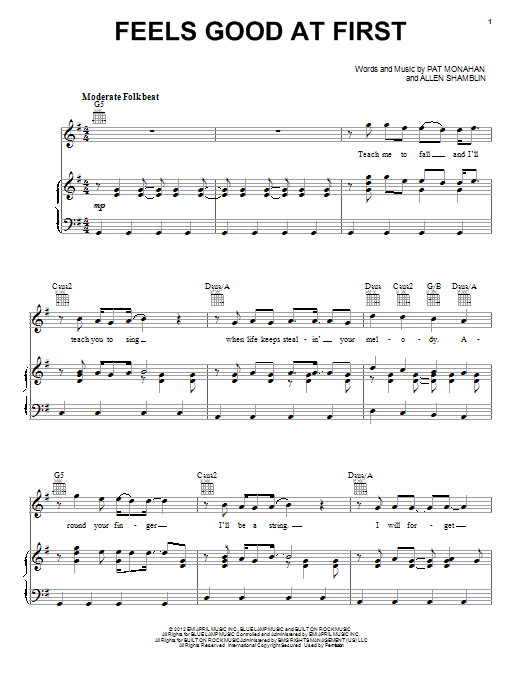 Learn to play Train Feels Good At First sheet music for Piano, Vocal & Guitar (Right-Hand Melody) in minutes. Train Feels Good At First sheet music preview music notes and score for Piano, Vocal & Guitar (Right-Hand Melody) including 5 page(s)