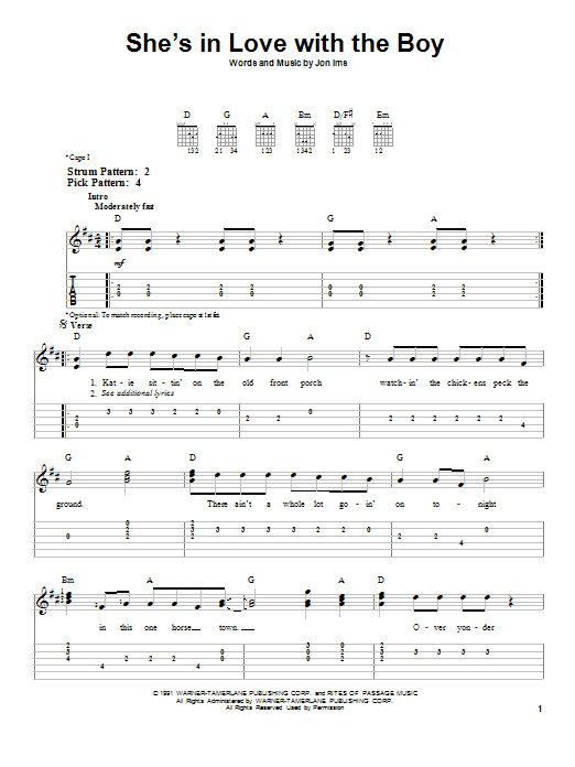Learn to play Trisha Yearwood She's In Love With The Boy sheet music for Easy Piano in minutes. Trisha Yearwood She's In Love With The Boy sheet music preview music notes and score for Easy Piano including 5 page(s)
