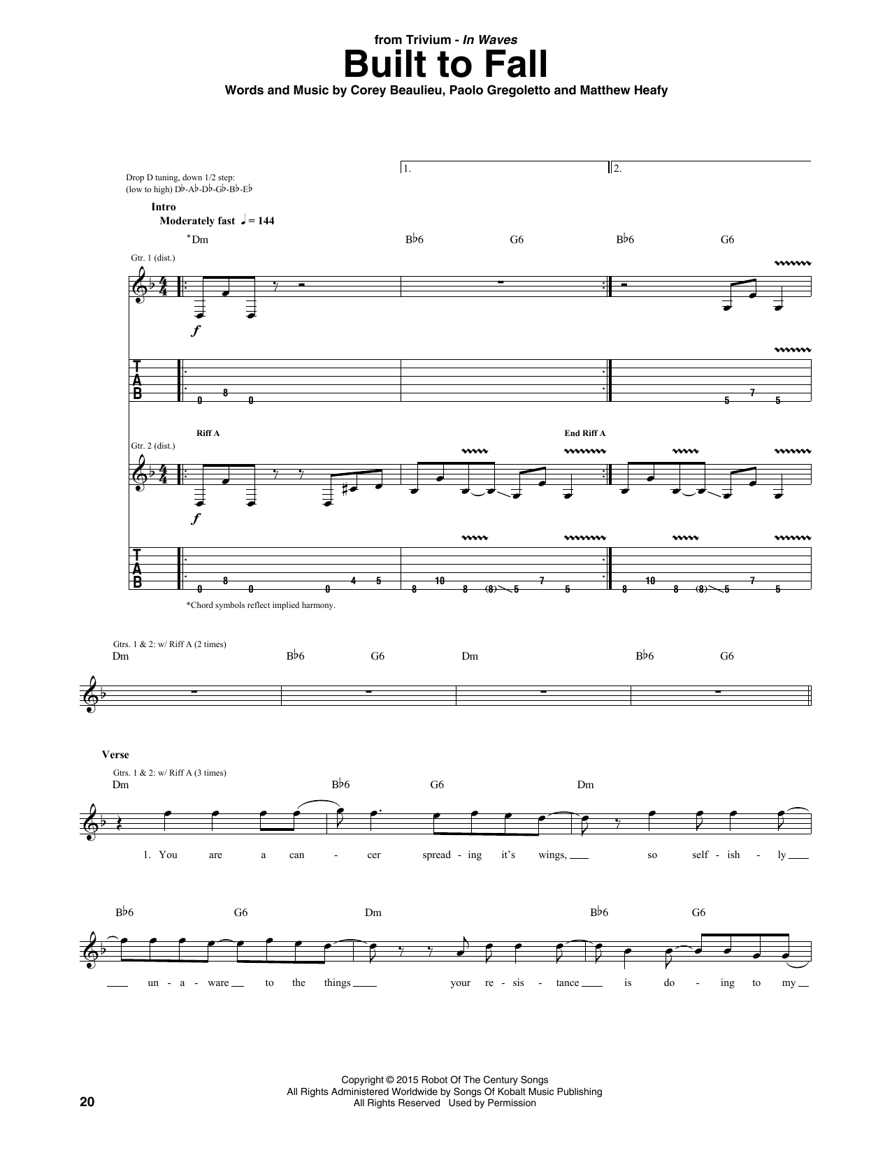 Trivium guitar pro