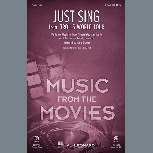 Trolls World Tour Cast Just Sing (from Trolls World Tour) (arr. Mark Brymer) profile picture