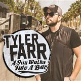 Download or print Tyler Farr Guy Walks Into A Bar Sheet Music Printable PDF 7-page score for Pop / arranged Piano, Vocal & Guitar (Right-Hand Melody) SKU: 159441