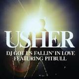 Download or print Usher DJ Got Us Fallin' In Love (feat. Pitbull) Sheet Music Printable PDF 6-page score for Pop / arranged Piano, Vocal & Guitar (Right-Hand Melody) SKU: 76467