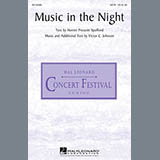 Download or print Victor Johnson Music In The Night Sheet Music Printable PDF 7-page score for Festival / arranged SATB SKU: 159983
