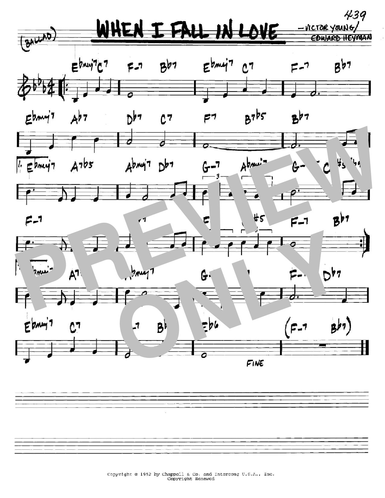 Learn to play Victor Young When I Fall In Love sheet music for Guitar Tab in minutes. Victor Young When I Fall In Love sheet music preview music notes and score for Guitar Tab including 2 page(s)
