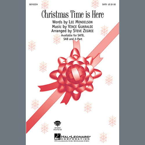 Vince Guaraldi Christmas Time Is Here (arr. Steve Zegree) profile picture
