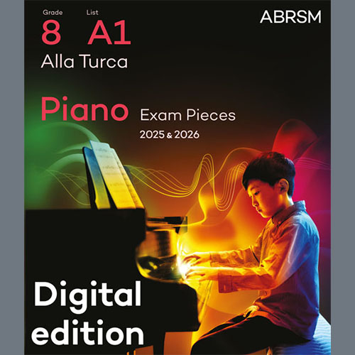 W. A. Mozart Alla Turca (Grade 8, list A1, from the ABRSM Piano Syllabus 2025 & 2026) profile picture