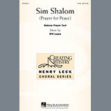 Download or print Will Lopes Sim Shalom Sheet Music Printable PDF 10-page score for Concert / arranged SATB SKU: 195490