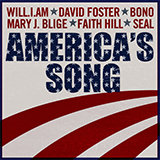 Download or print will.i.am America's Song Sheet Music Printable PDF 7-page score for Religious / arranged Piano, Vocal & Guitar (Right-Hand Melody) SKU: 68228