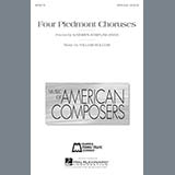 Download or print William Bolcom Four Piedmont Choruses Sheet Music Printable PDF 44-page score for Easy Listening / arranged SATB SKU: 159187