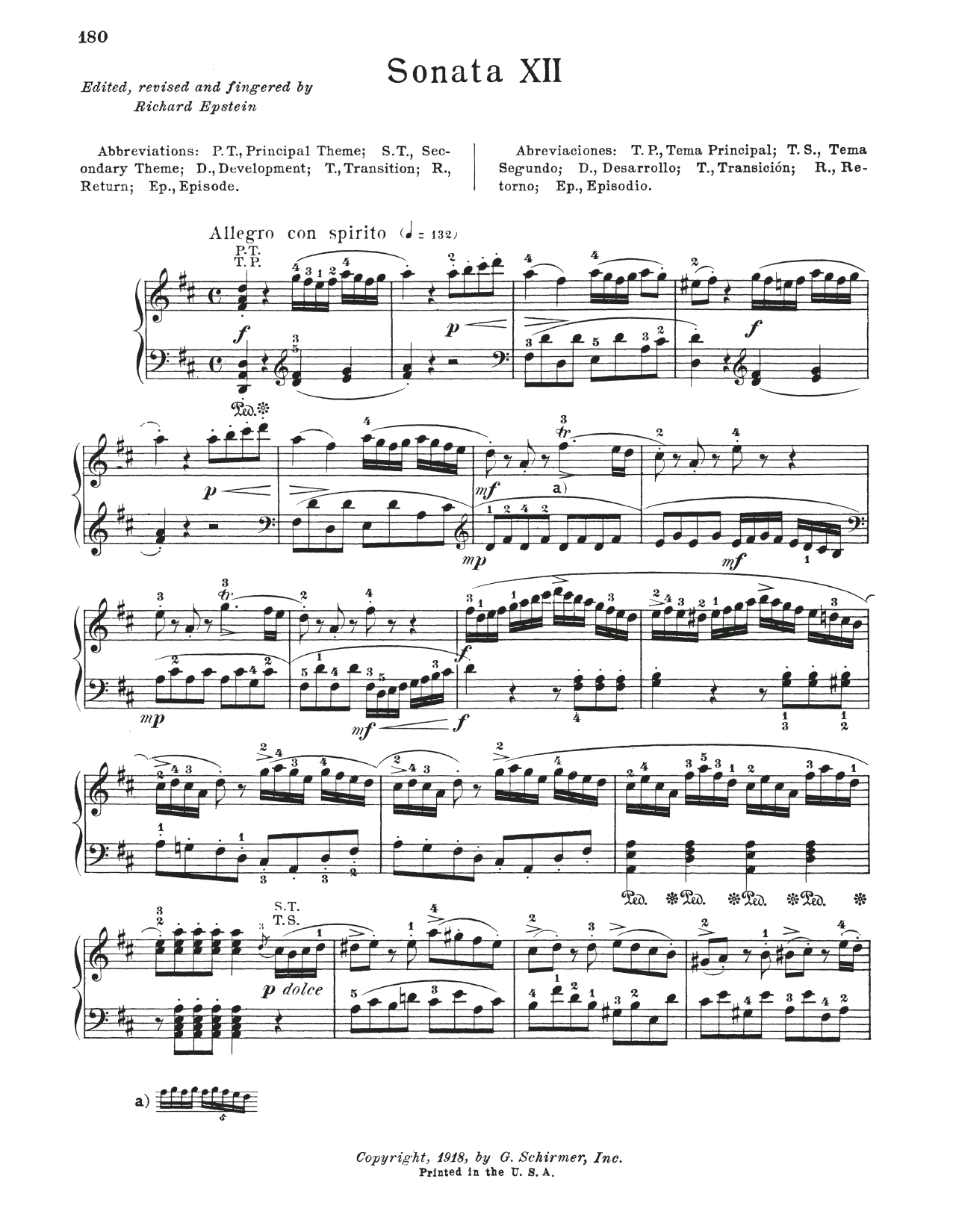 Wolfgang Amadeus Mozart Sonata In D Major, K. 311 sheet music, chords, lyrics - Printable PDF for Piano Solo