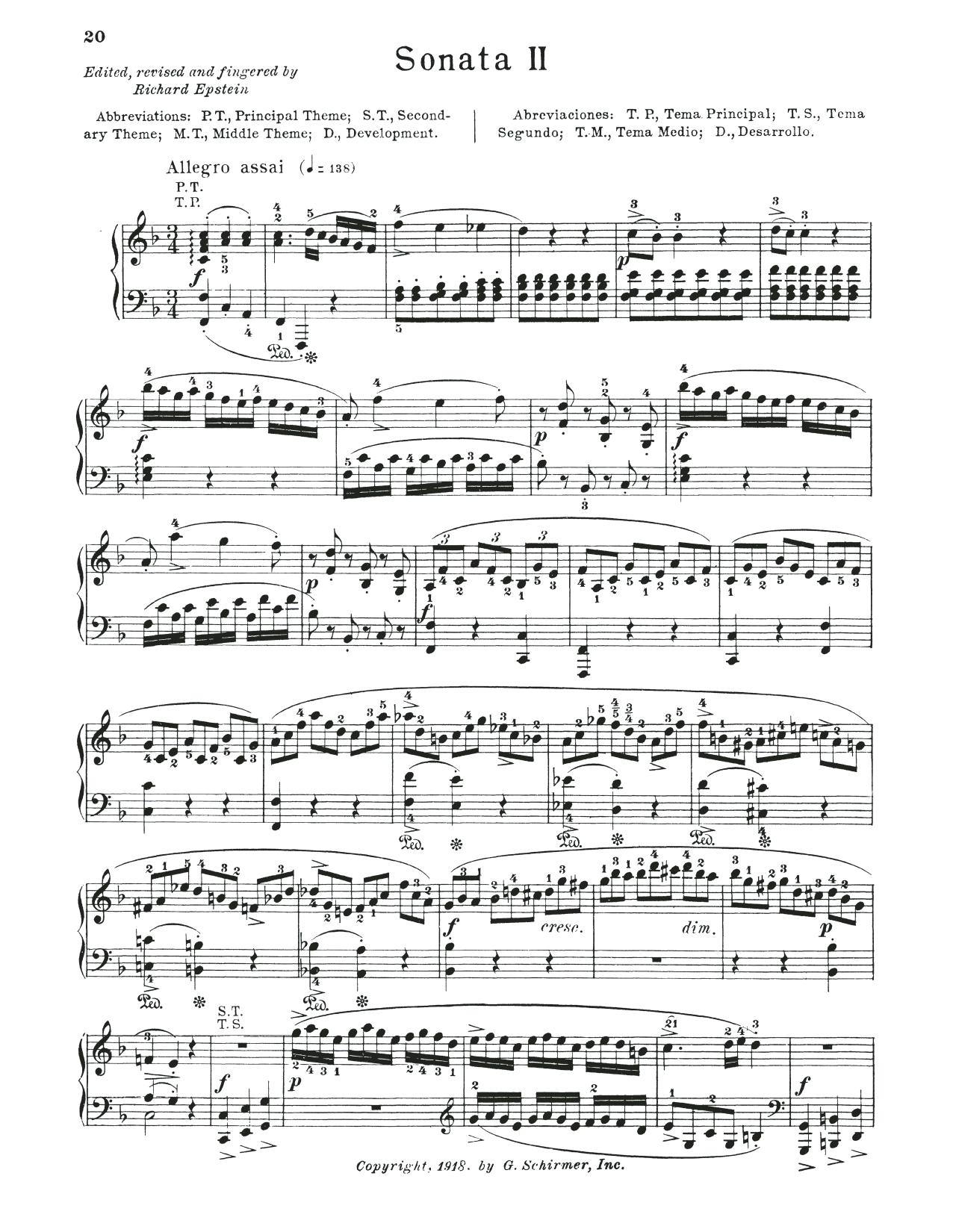 Wolfgang Amadeus Mozart Sonata In F Major, K. 280 sheet music, chords, lyrics - Printable PDF for Piano Solo