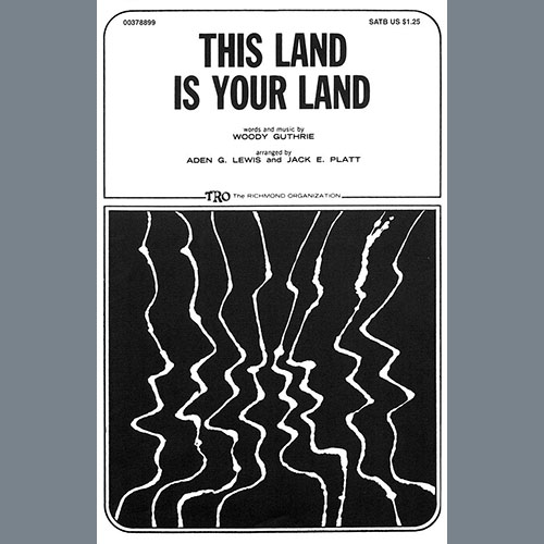 Woody Guthrie This Land Is Your Land (arr. Aden G. Lewis and Jack E. Platt) profile picture