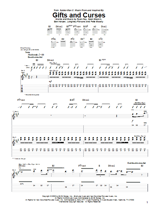 Learn to play Yellowcard Gifts And Curses sheet music for Guitar Tab in minutes. Yellowcard Gifts And Curses sheet music preview music notes and score for Guitar Tab including 12 page(s)