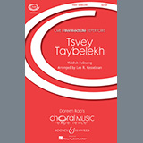 Download or print Yiddish Folksong Tsvey Taybelekh (The Two Doves) (arr. Lee R. Kesselman) Sheet Music Printable PDF 13-page score for Jewish / arranged SATB Choir SKU: 1612135