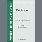 Download or print Zanaida Stewart Robles Dedication Sheet Music Printable PDF 19-page score for Concert / arranged Choir SKU: 1437546